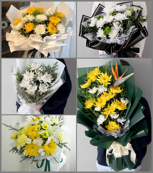 湖北襄阳市南漳县清河管理区黄莲树村白事花束代送